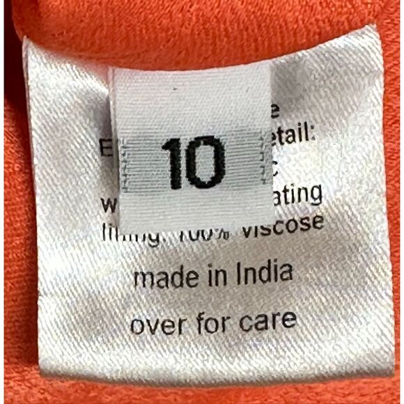 Rachel Comey Beaded Accent Mini Skirt in Orange NWT Size 10 - Picture 7 of 7